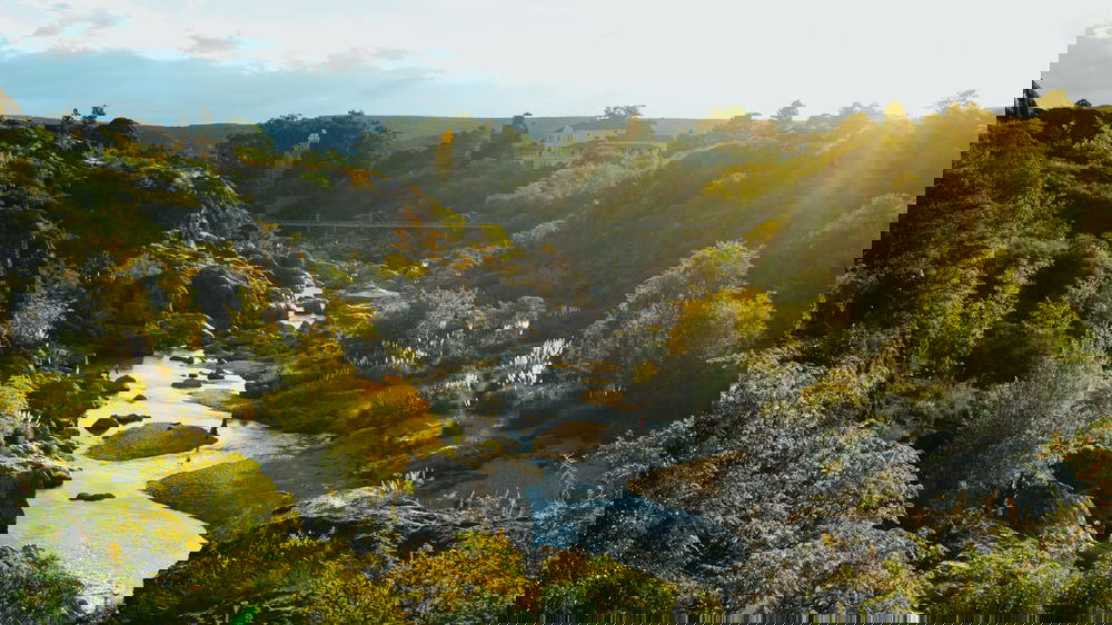 Nido de Aguila viewpoint during golden hour