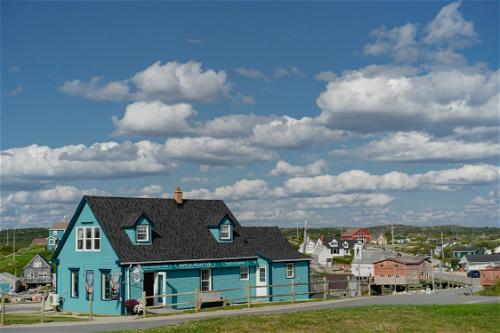 A view of Peggy's Cove Village.