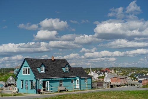 A view of Peggy's Cove Village.