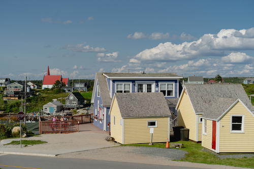 A view of Peggy's Cove Village.