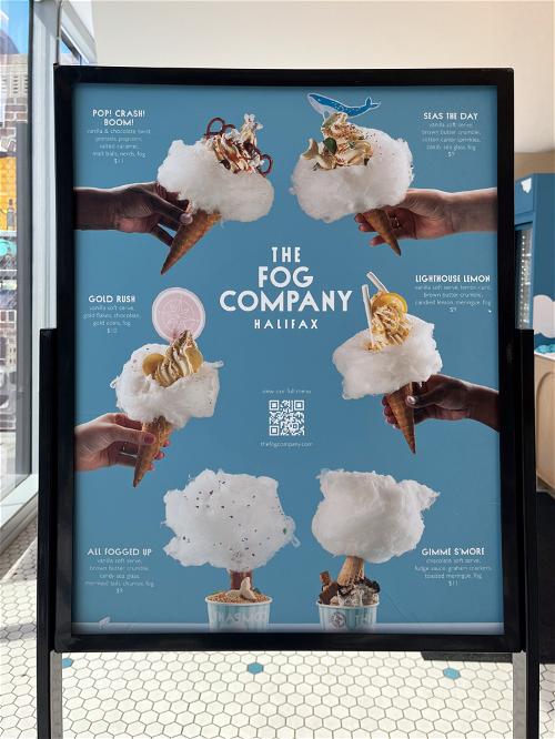 The Halifax-based ice cream company poster.