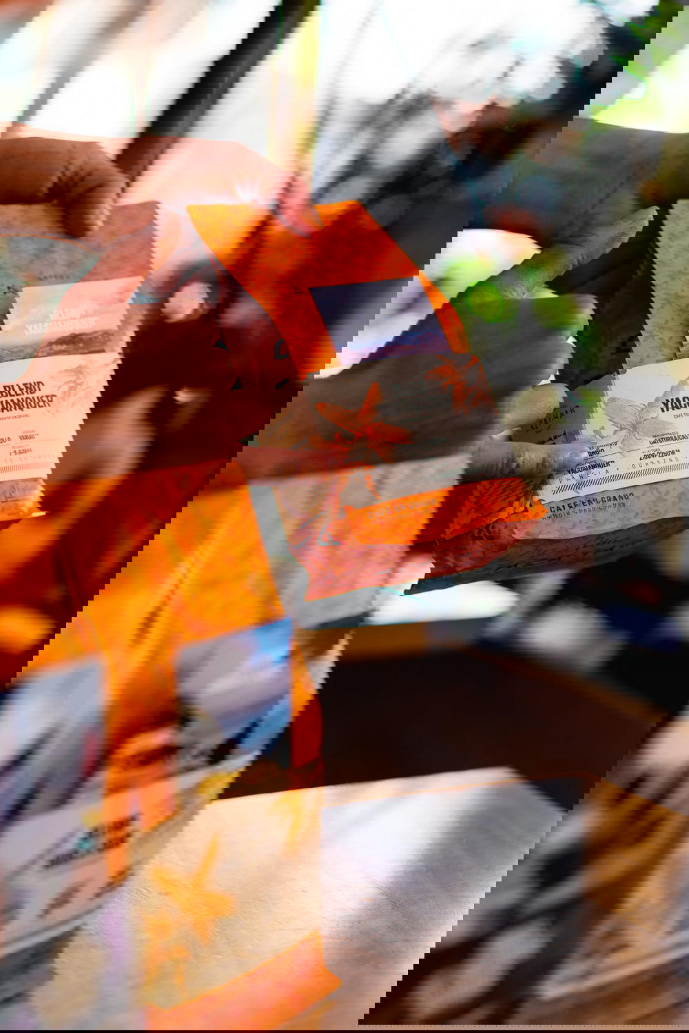 Coffee bags for sale at Azahar cafe