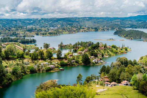 A lake in colombia.