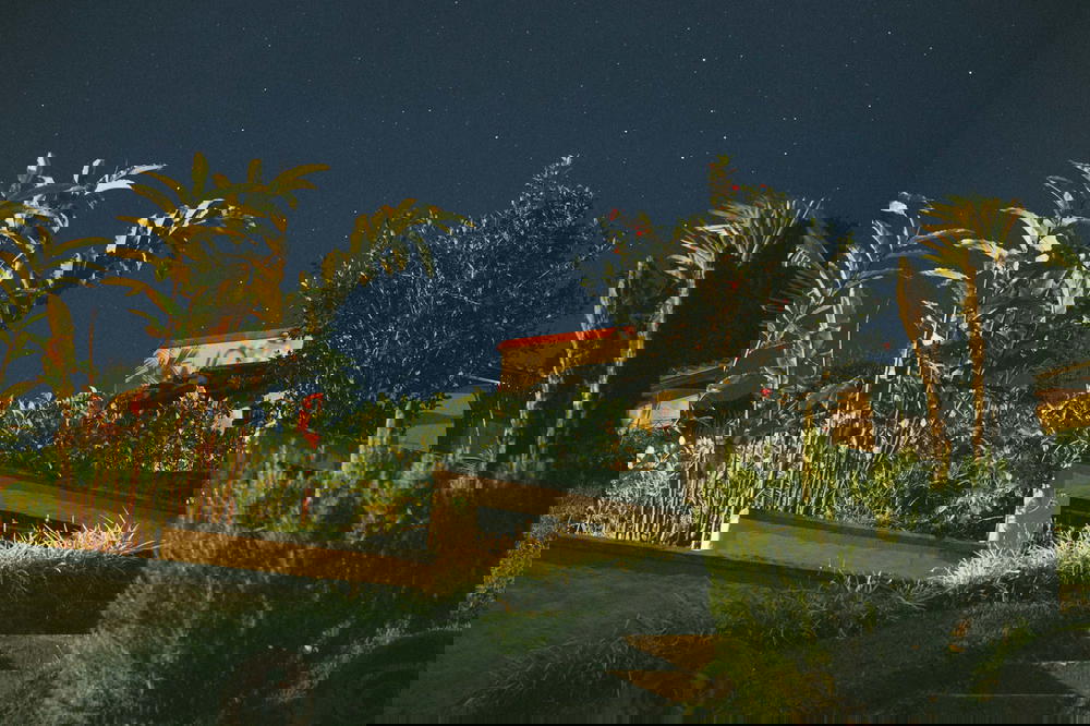 Nighttime in La Serrana in Salento, Colombia