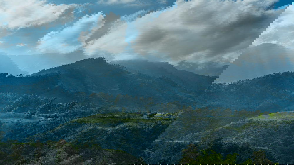 Mountain view in Salento, Colombia