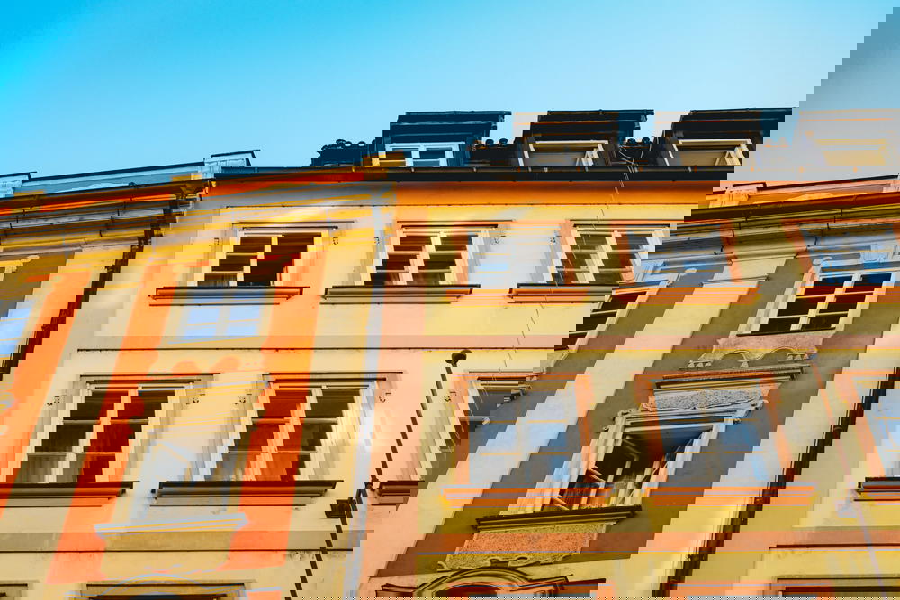 Colored buildings in Old Town Prague