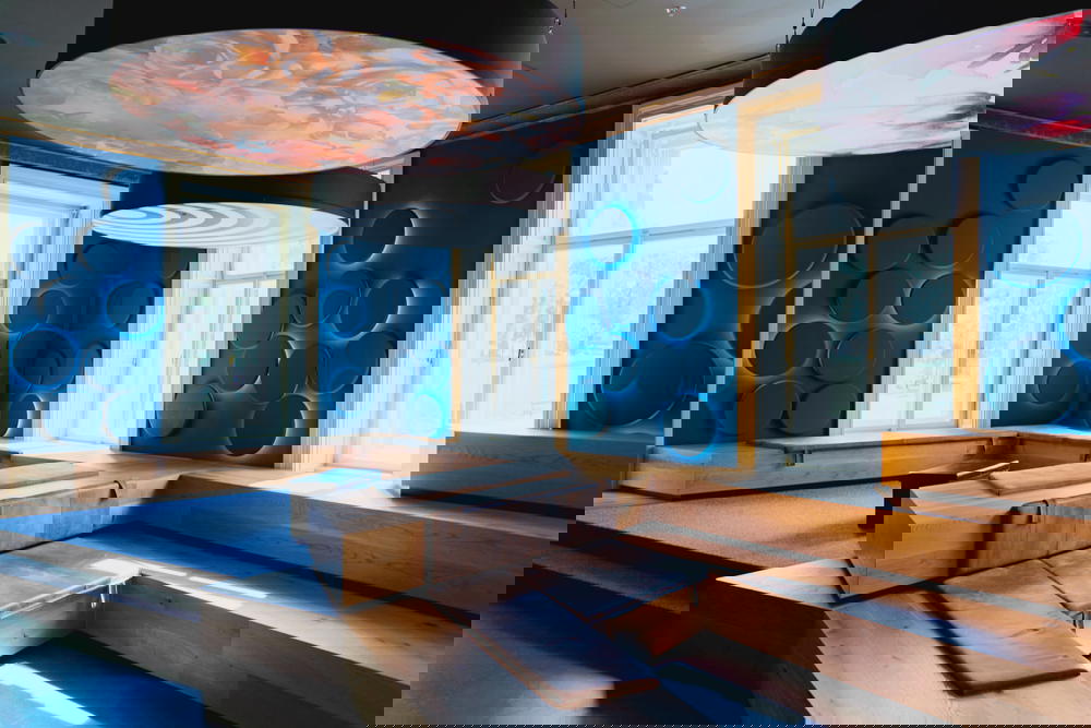 Interior of lounge area at MeetMe23