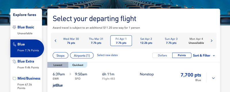 A screen shot of a website showing a flight schedule.