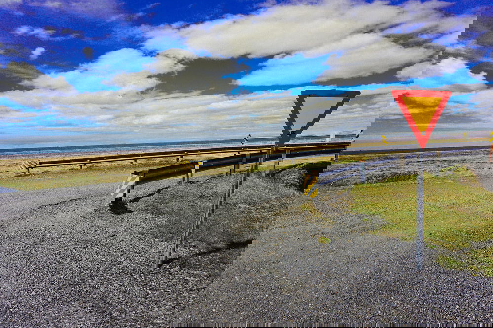 A road sign in Iceland.