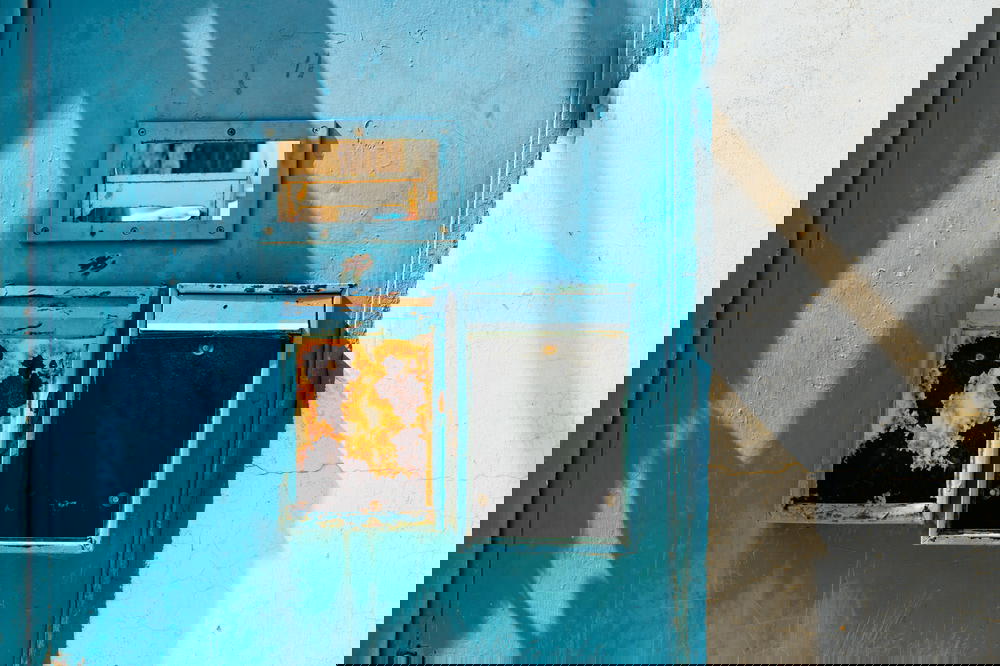 Old vintage mailboxes nachlaot jerusalem israel style