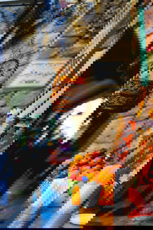 A basket of oranges from Israel.