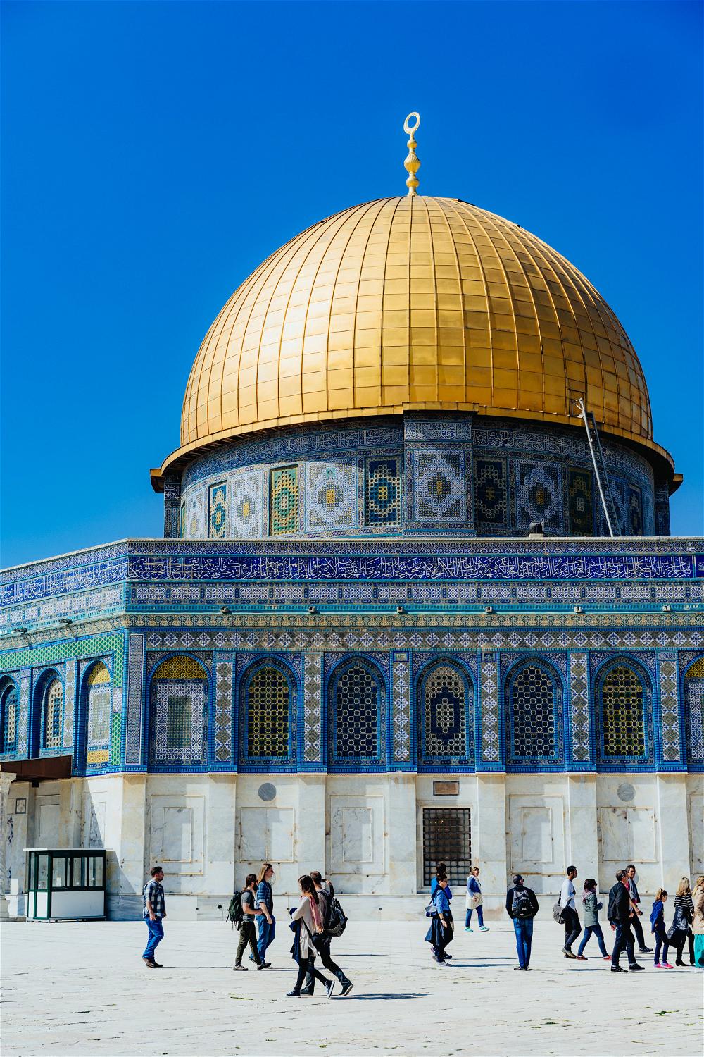 How to visit the Dome of the Rock as a tourist in Jerusalem Israel