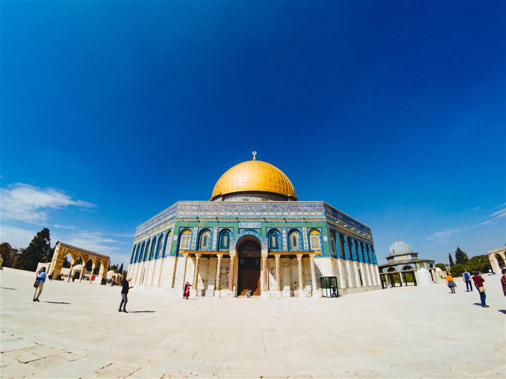 The Dome of the Rock in Israel.