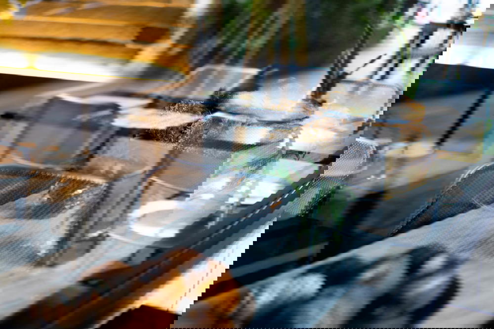 A window overlooking a vibrant Mexican restaurant.