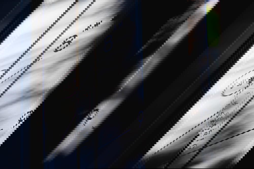 A picture of a Mexican door with numbers on it.