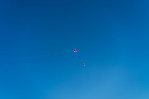 A person flying a kite in Mexico.