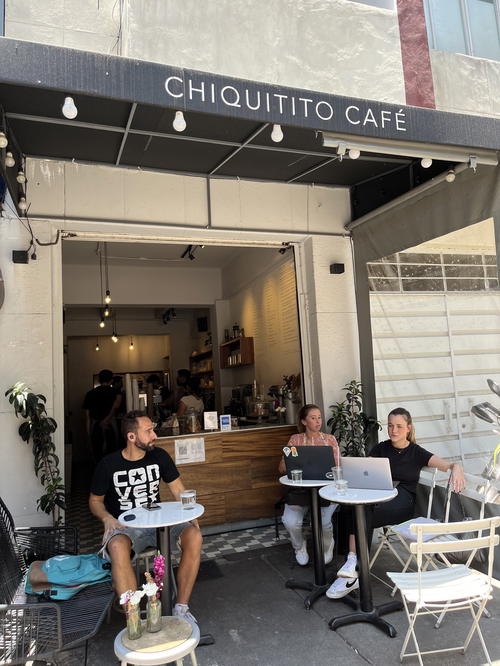 Chiquito cafe, San Francisco, California with a touch of Mexico City.