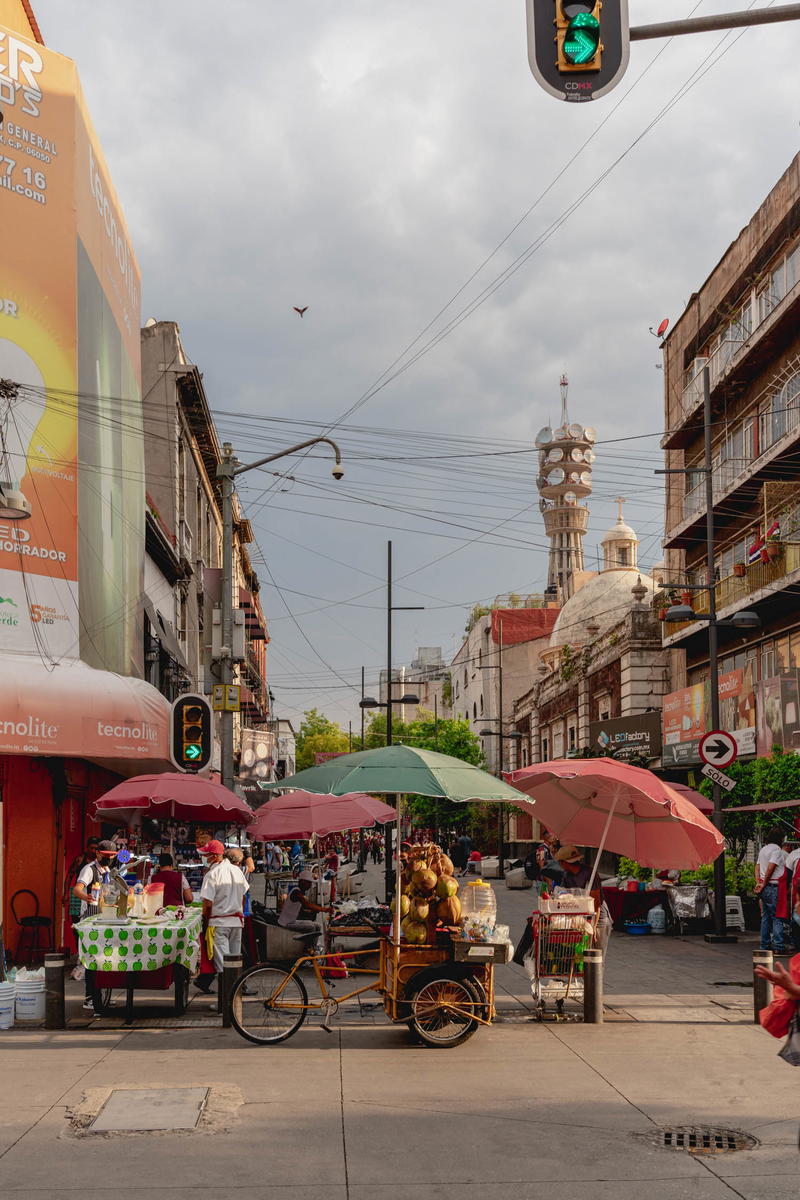 The sky is cloudy in Mexico City, Mexico.