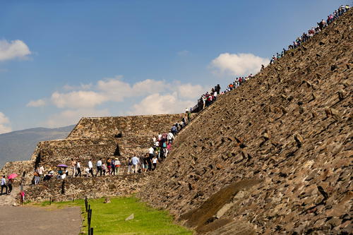 Teotihuacán, a majestic ancient city near Mexico City.