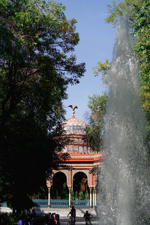 A fountain in Mexico City.