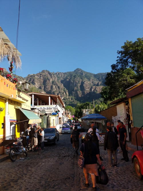 A mountain in Mexico City.