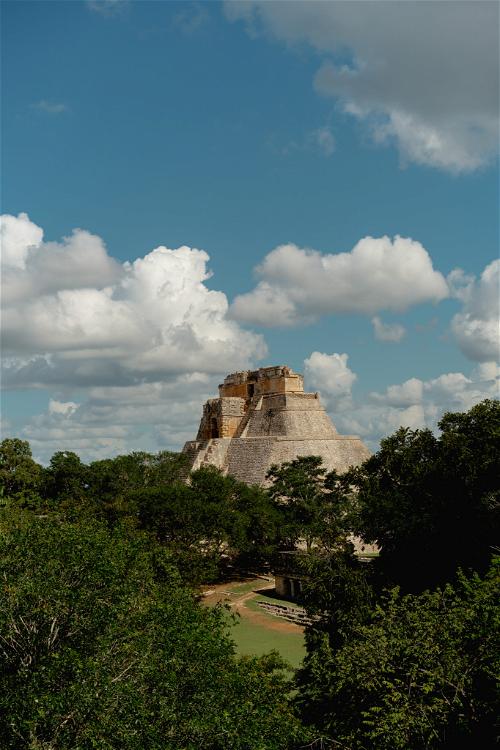 The ruins of Uxmal in Mexico.