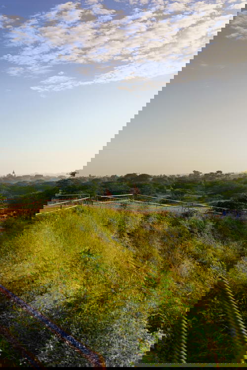 Sunrise hill viewpoint at Bagan, Myanmar (Burma)