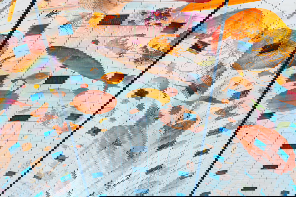 The architecture of a building in Rotterdam, The Netherlands, showcases a ceiling mural featuring fish.