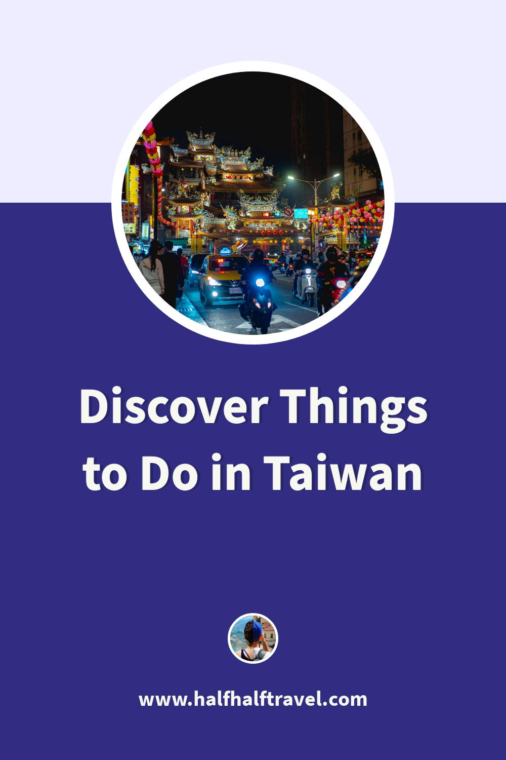 Pinterest image from the '' article on Half Half Travel