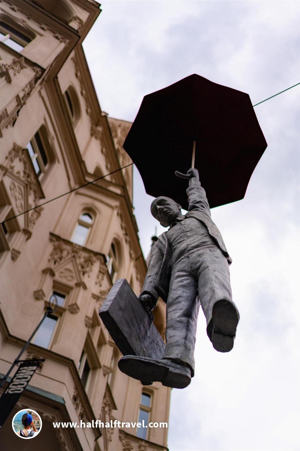 Pinterest image from the '19 Best Spots for Taking Awesome Photos in Prague' article on Half Half Travel