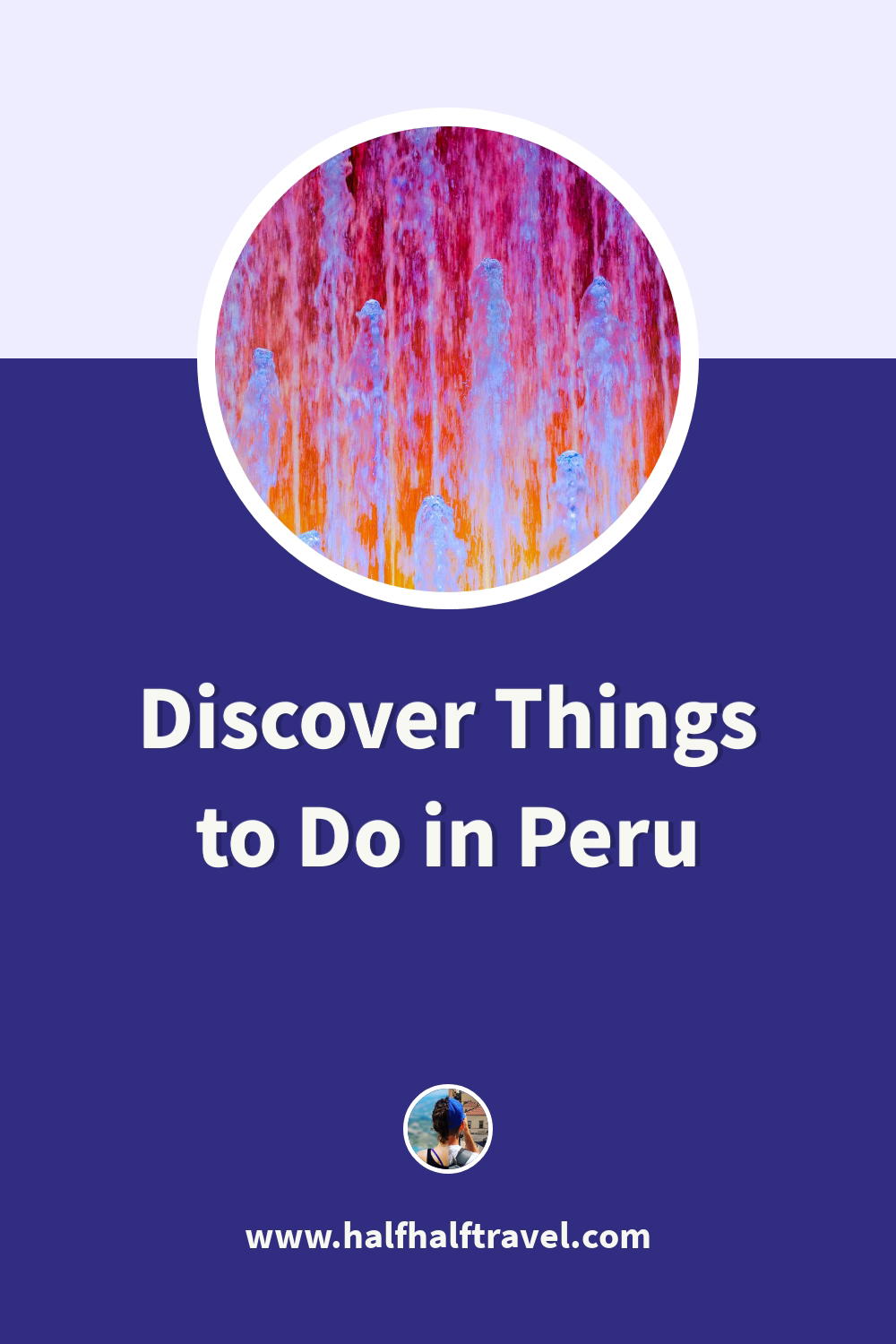 Pinterest image from the '' article on Half Half Travel