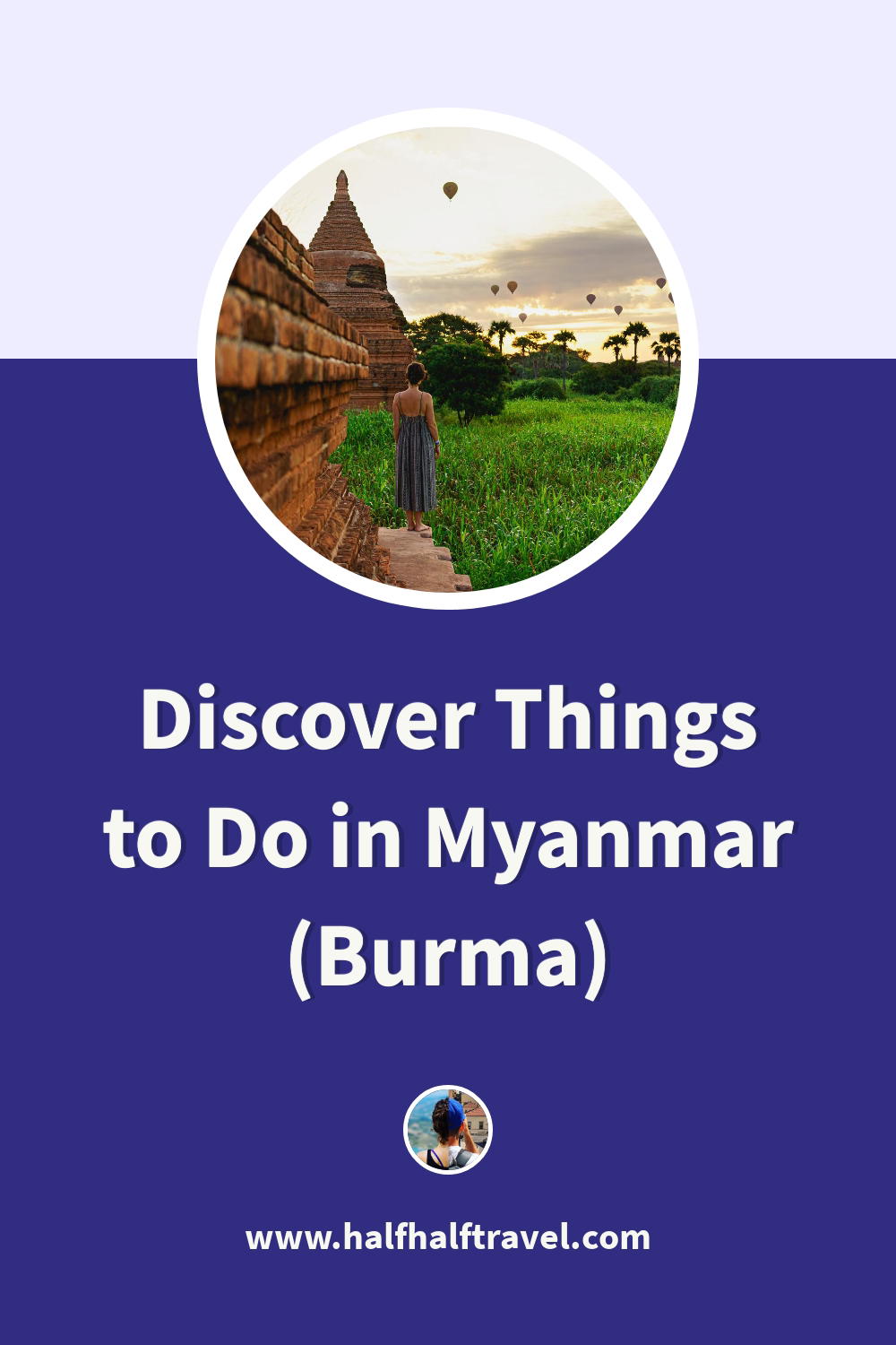 Pinterest image from the '' article on Half Half Travel