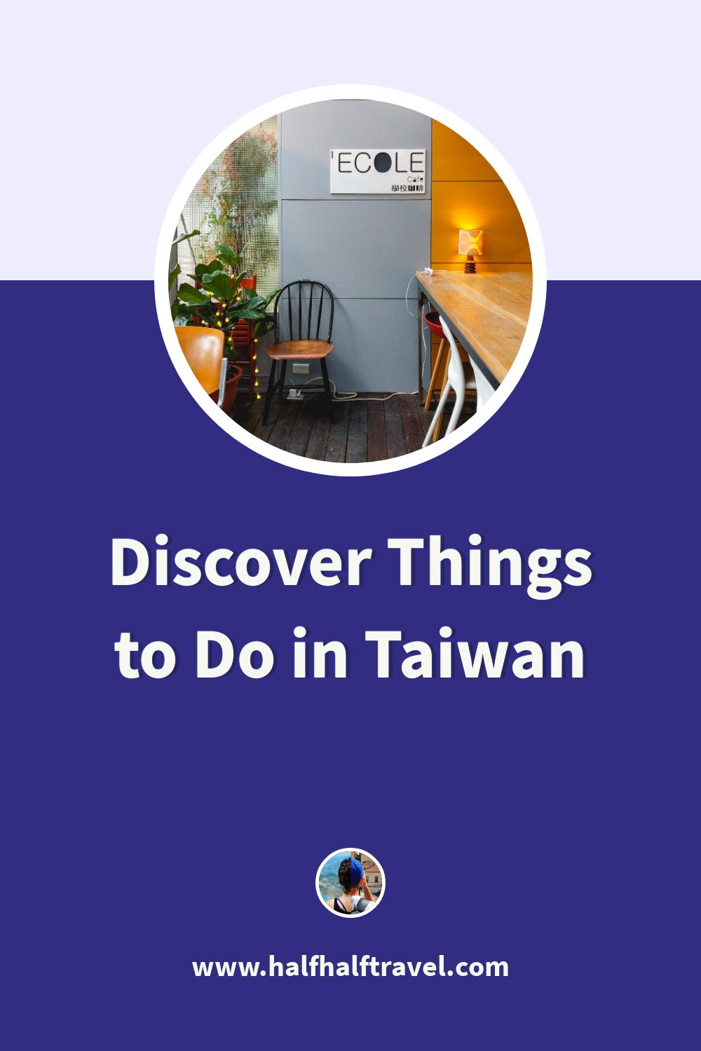 Pinterest image from the '' article on Half Half Travel
