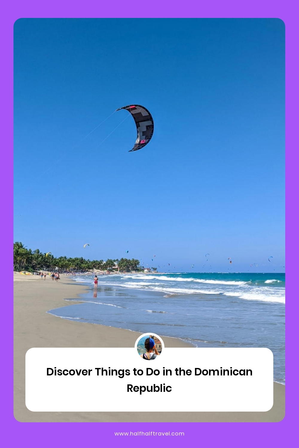 Pinterest image from the '' article on Half Half Travel