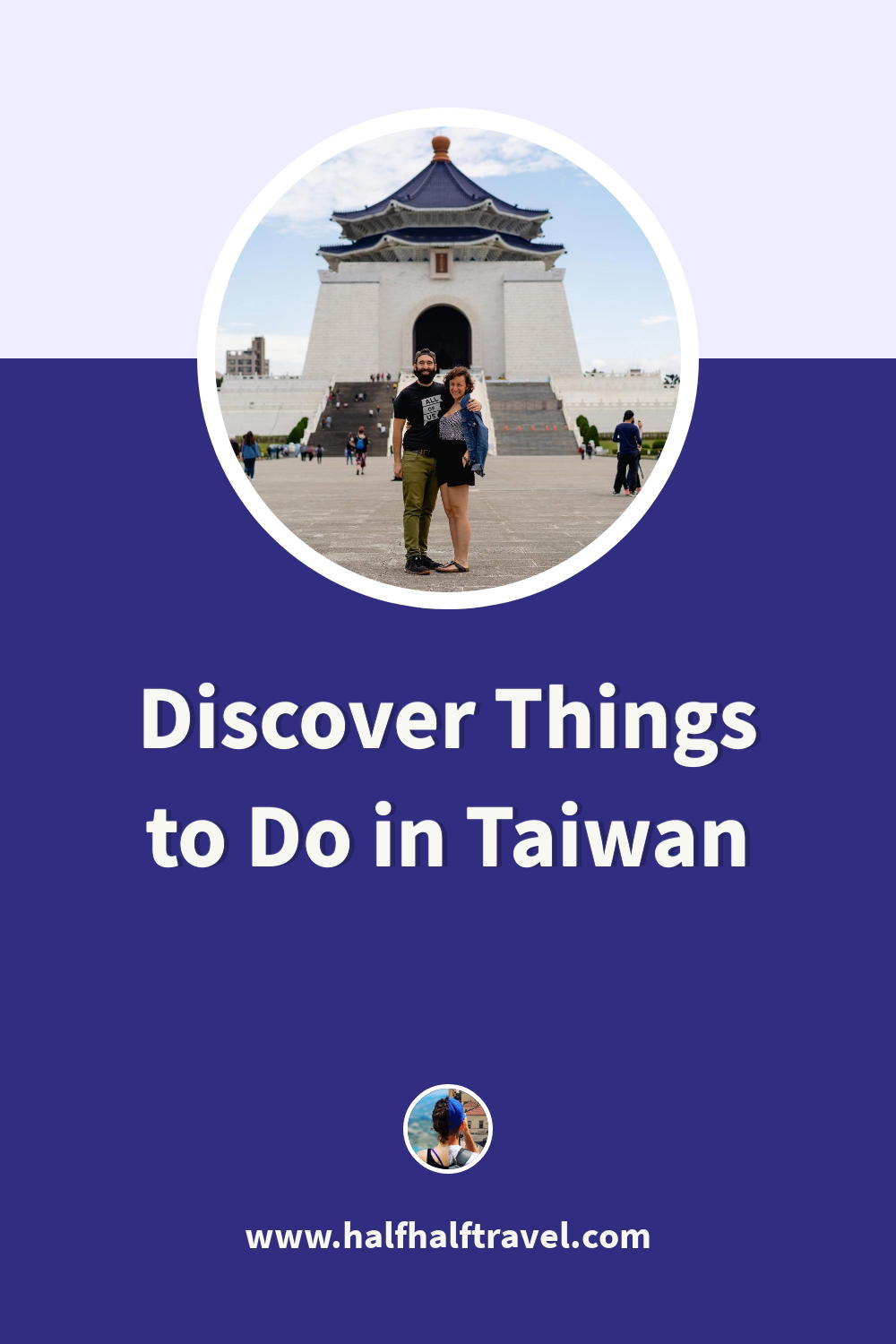 Pinterest image from the '' article on Half Half Travel