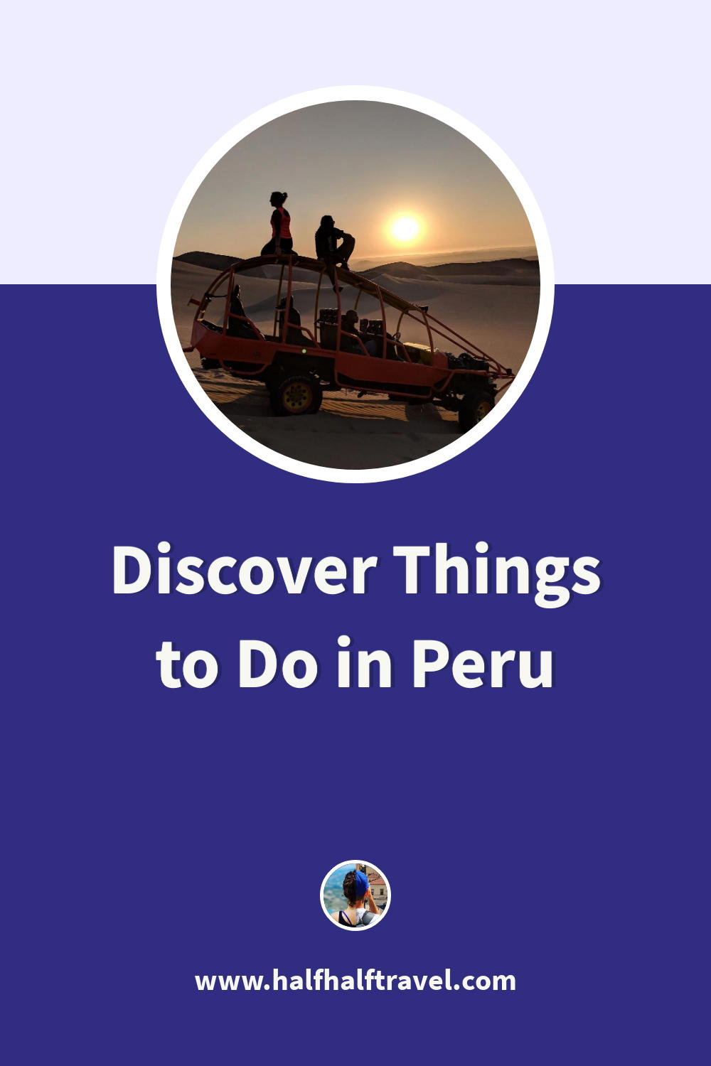 Pinterest image from the '' article on Half Half Travel