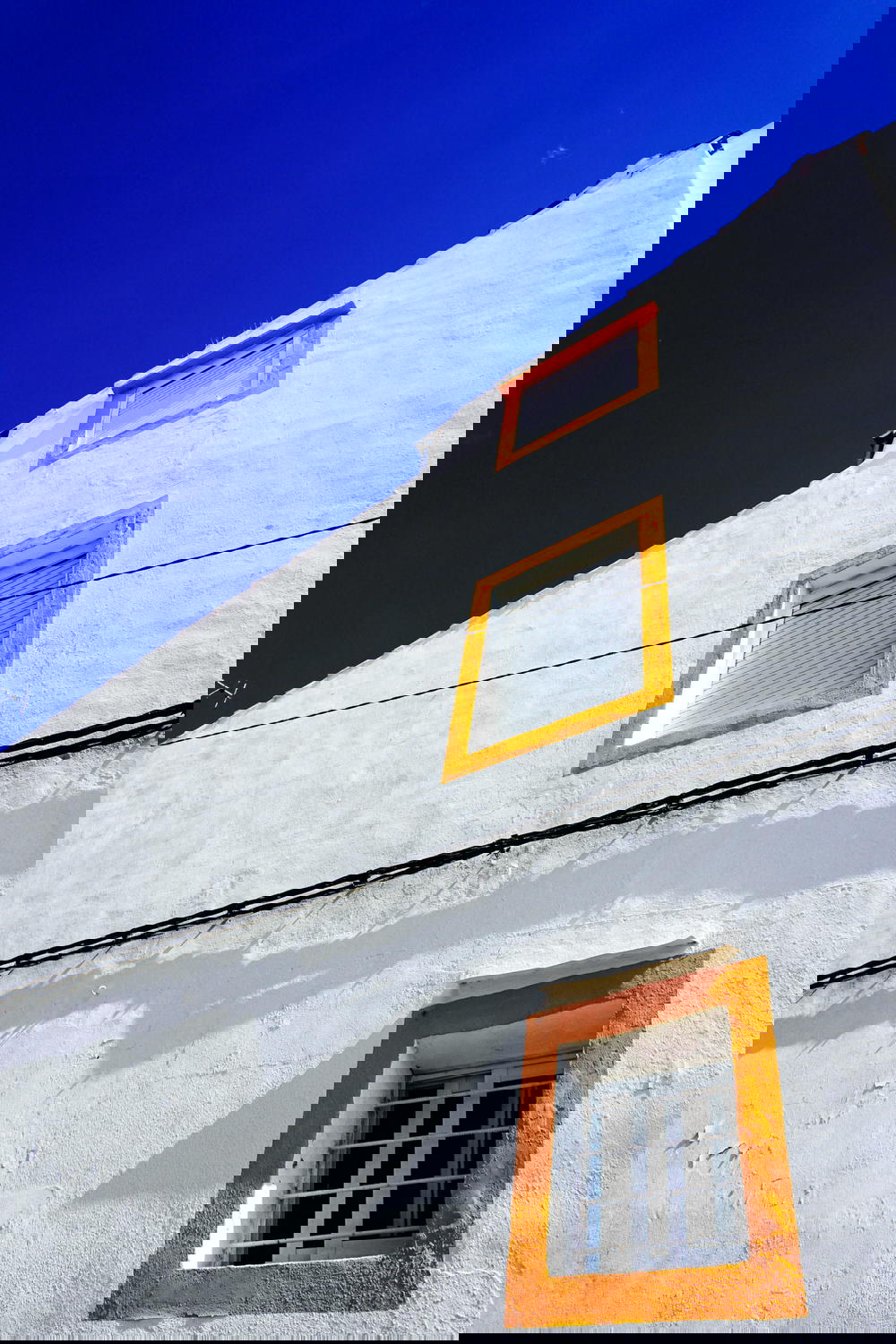 White-washed buildings in Castelo de Vide, Portugal