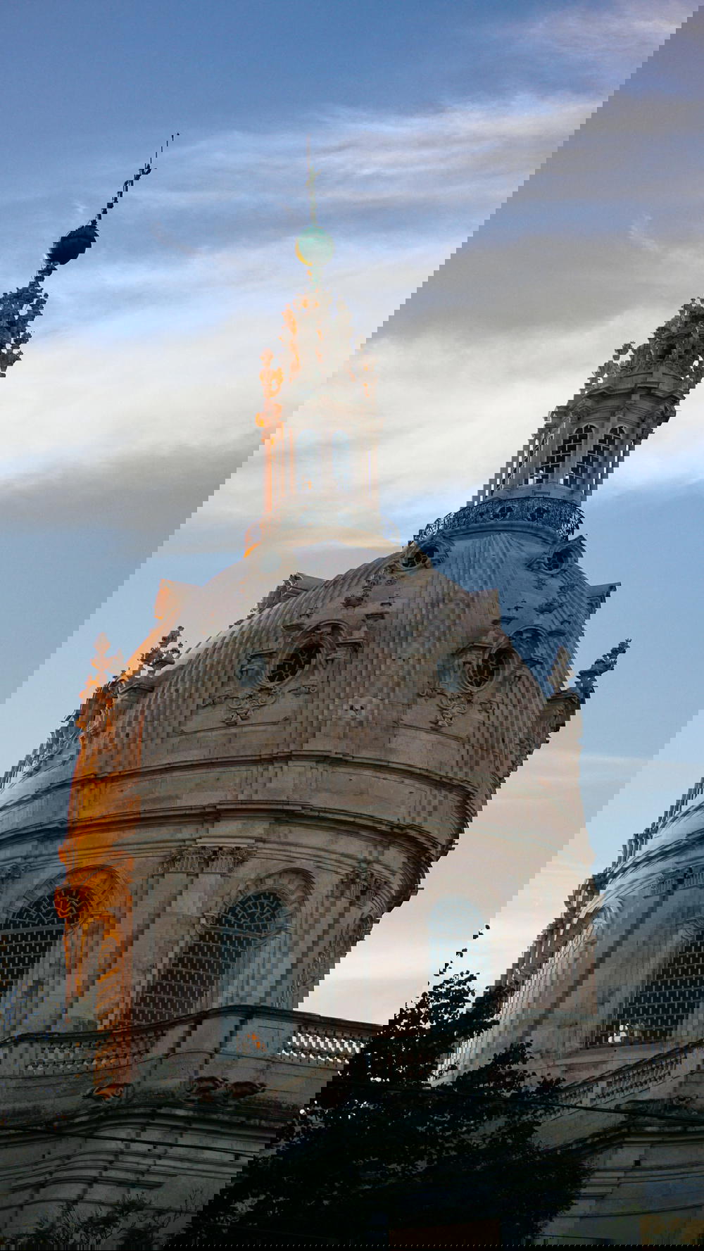 A clock tower in Portugal.