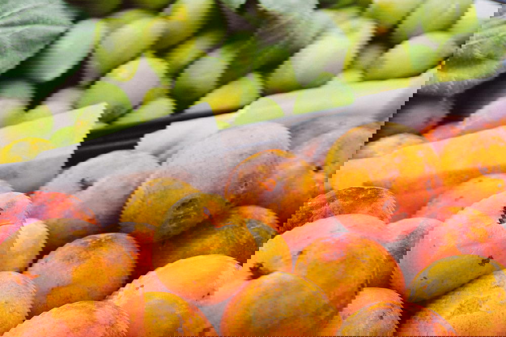Fresh apples in a market in Portugal