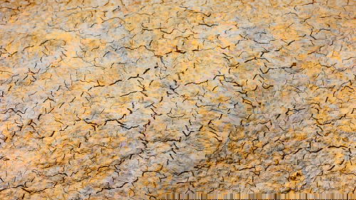 A close up image of a cracked surface in Portugal.