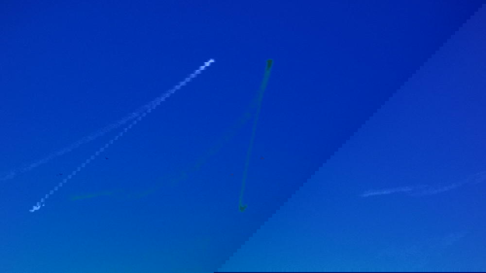 A blue sky in Portugal.