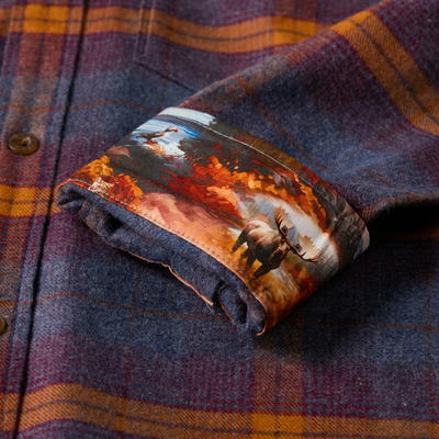 Pladra Toddler Cubs Every Day Flannel Shirt