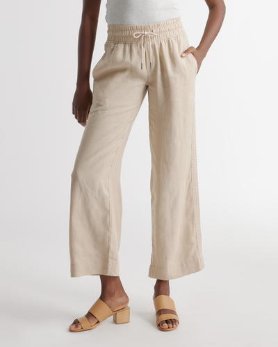 Quince 100% European Linen Wide Leg Pant