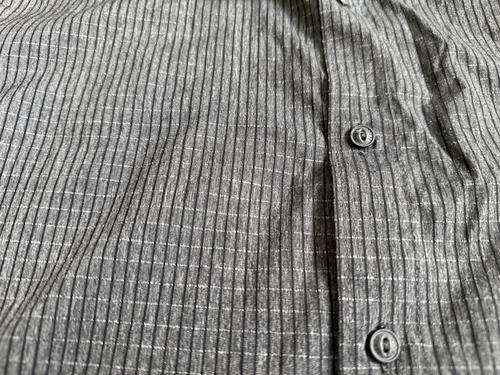 a close up view of the back of a shirt