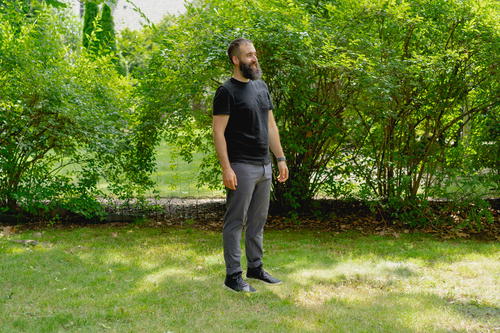 Man wearing the Diversion Pant by Western Rise.
