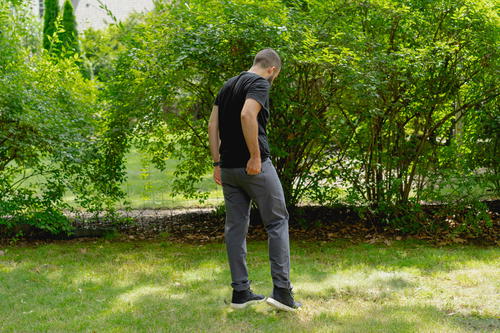 Man wearing the Diversion Pant by Western Rise.