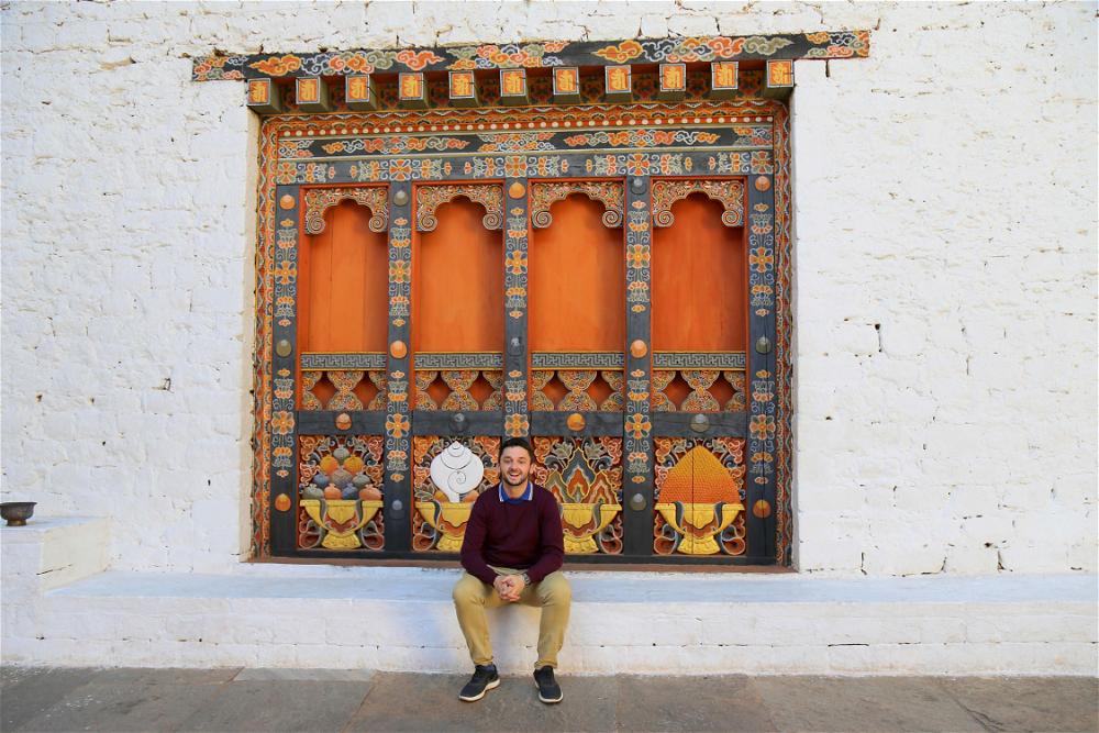 Daniel on his trip to Bhutan