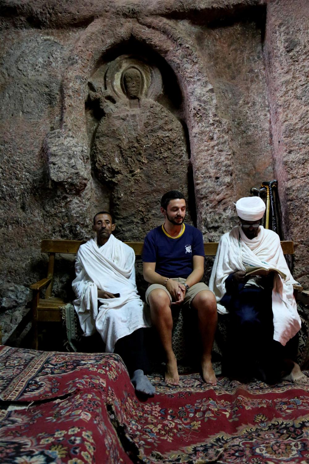 Daniel during his African travels in Lalibela, Ethiopia