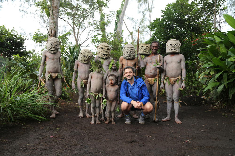 A group of people posing for a photo.