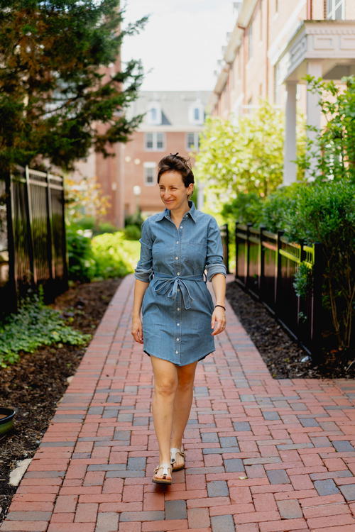 Aviator Chambray Dress: Versatile and Flattering for Travel